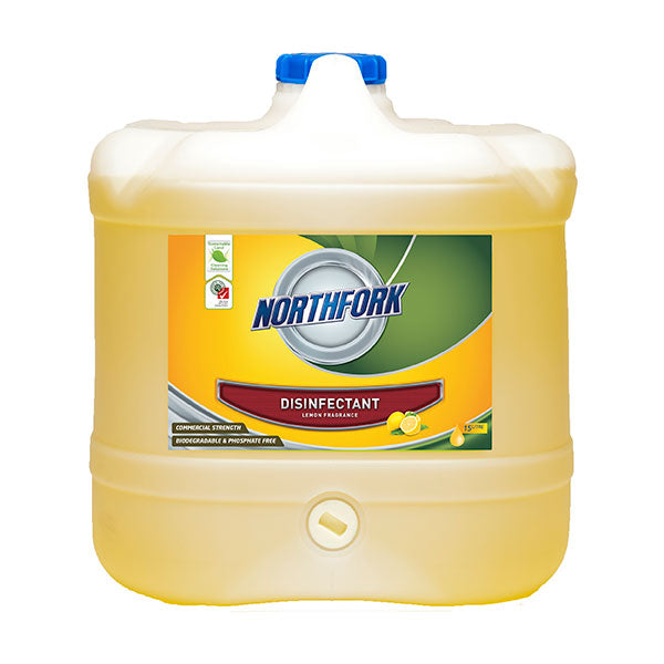 Geca Sanitiser Lemon 15L: a non-toxic, three-in-one cleaner with a refreshing lemon scent for effective sanitization.