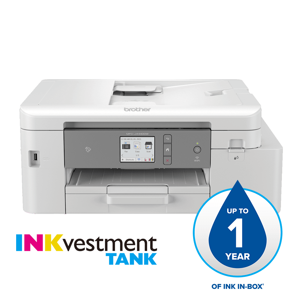 Brother MFCJ4440DW Wireless CLR Inkjet Printer (Each)