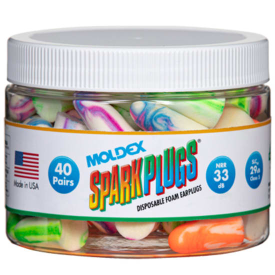 Moldex Earplug Jar Sparkplug 6684 (Packet)