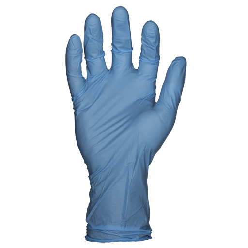 BiEndure Nitrile Gloves Powder Free Blue 300mm,(Pack of 50) - Standard - L