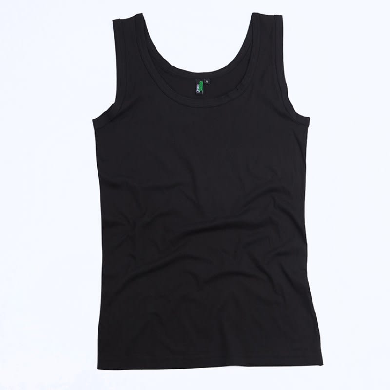 C-Force, Classic Kiwi Adults Singlet, S190 - Black - 5XL