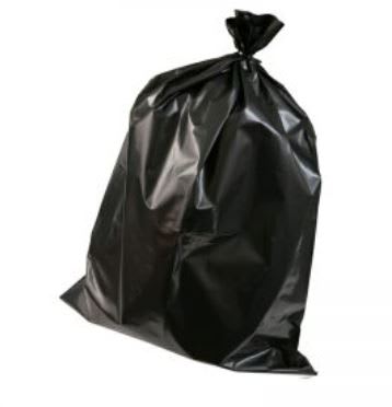 Black Rubbish Bag Roll-A-Bag 780 x 1020mm 72 Litre 100 (Roll)