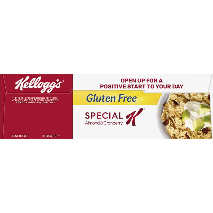 Kelloggs Special K Gluten Free Cereal Almond & Cranberry 300g