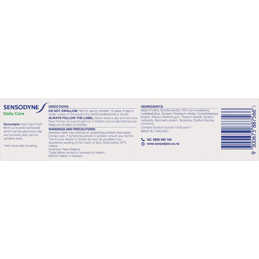 Sensodyne Toothpaste Daily Care 100g