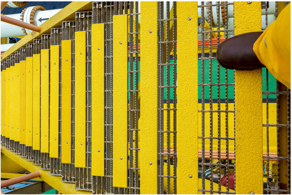 Stair Nosing - Yellow 70 x 30 x 1030mm