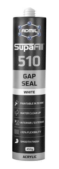 Admil SupaFill 510 Gap Seal White-450g (Each)