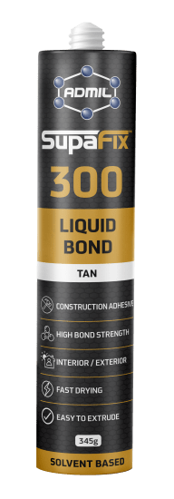 Admil SupaFix 300 Liquid Bond Tan-345g (Each)