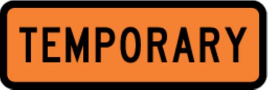 Road Works Sign | Temporary (Each)