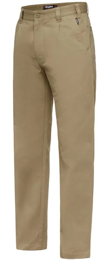 King Gee, Steel Tuff Drill Pant - Khaki (Size: 107)