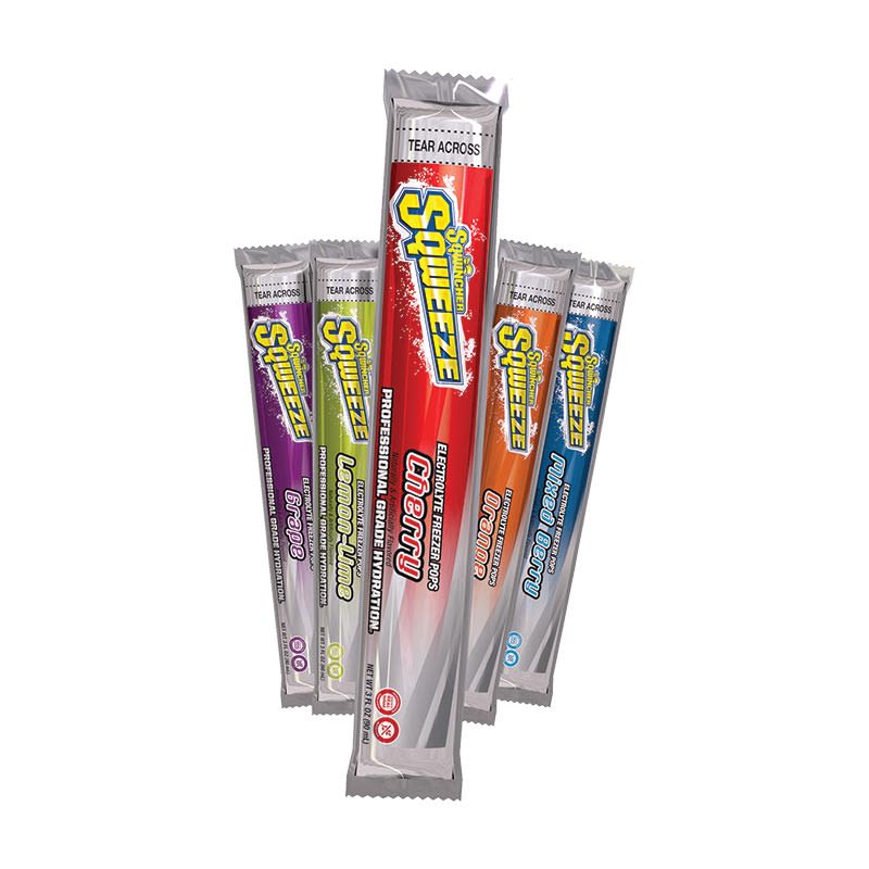 Sqwincher Sqweeze Pops- Assorted Flavour (Pack of 10)
