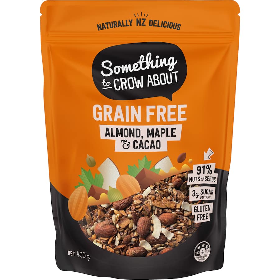 Something To Crow About Muesli Almond Maple & Cacao Probiotic 400g