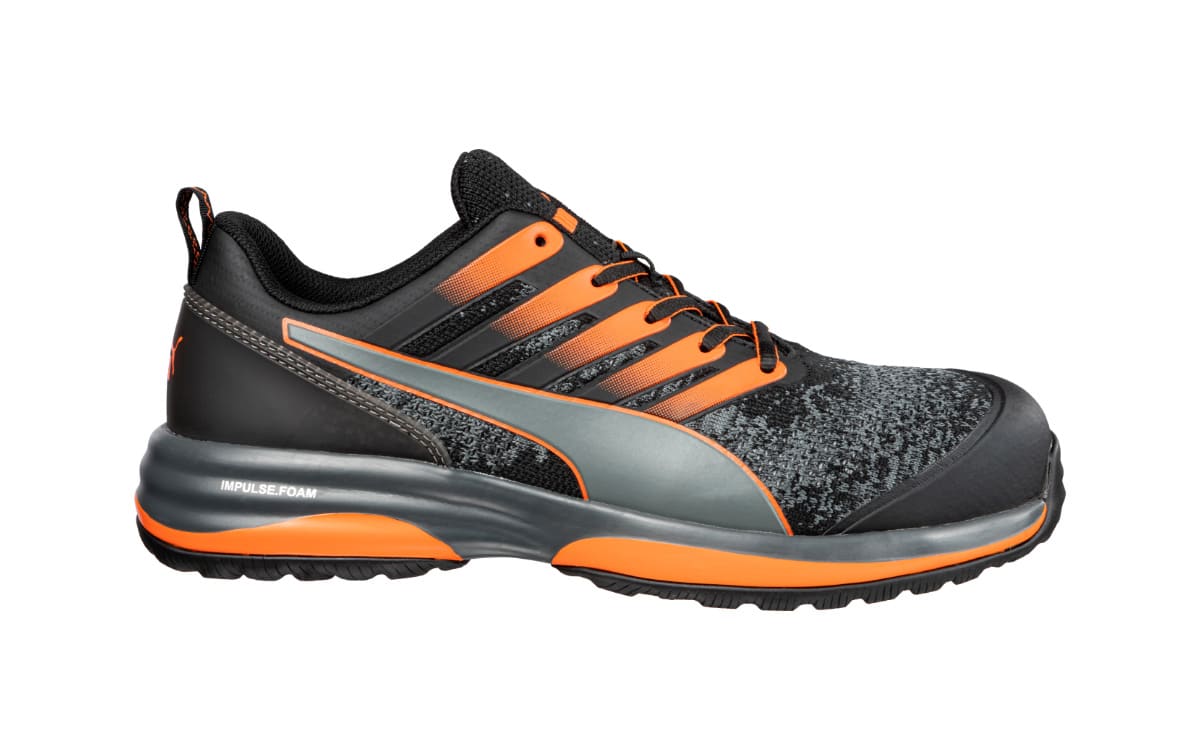 Puma Safety Charge 644557 1 (pair) - Black/Orange (Size: 44)