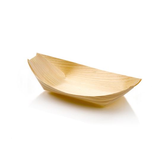 Harveys Wooden Dish Boat 140 x 80 x 25mm 100 (Pack)