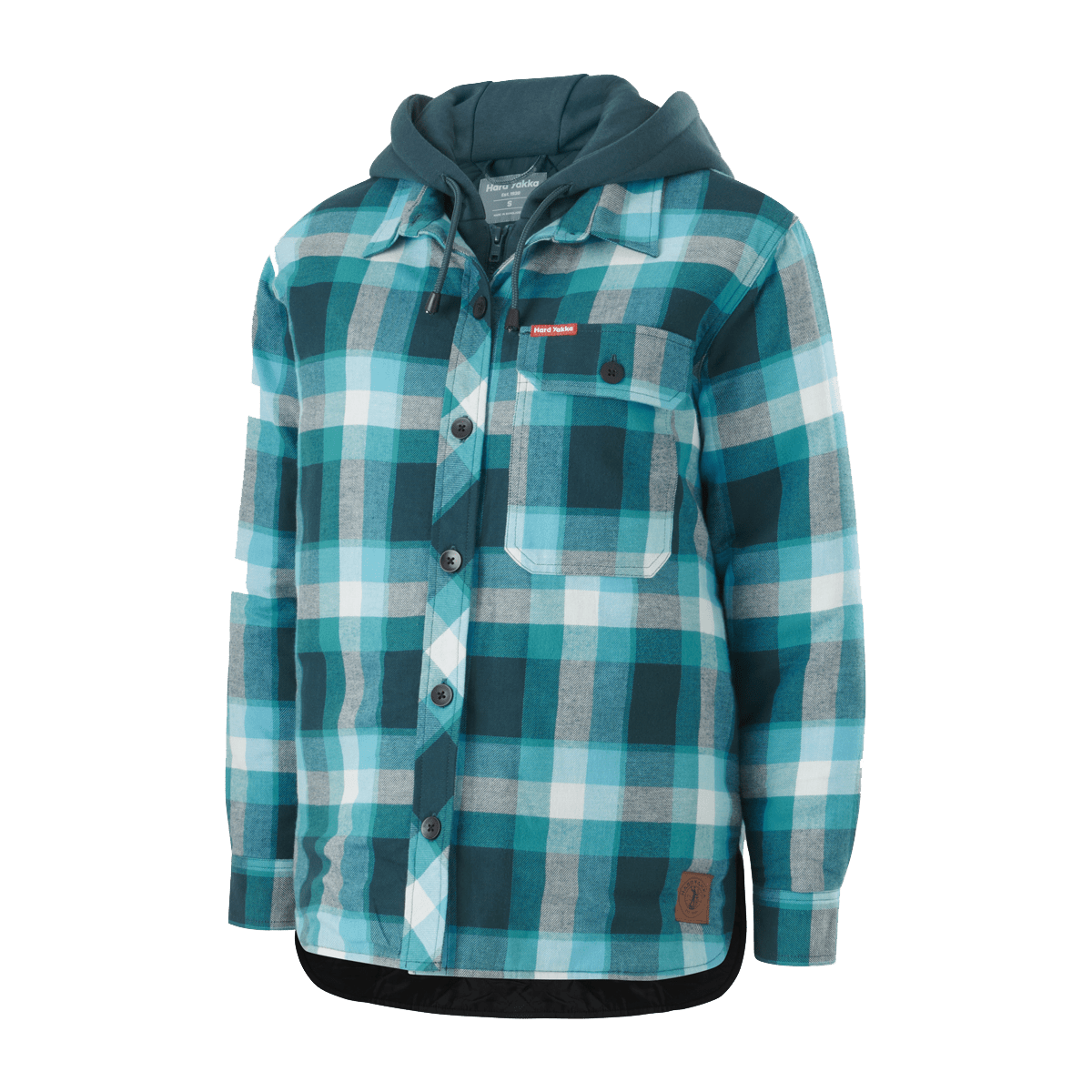 Hard Yakka, Women's Shacket, Y08748 - AQUA (Size: L)