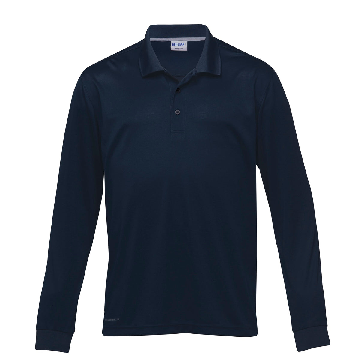 BMV, Dri Gear Long Sleeve Axis Polo, DGLAXP - Navy (Size: L)