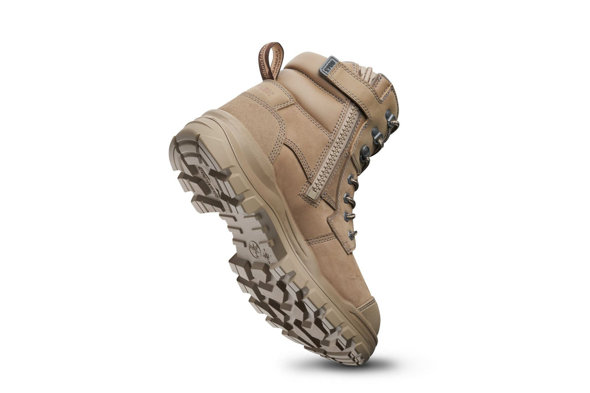 Blundstone 8063 Rotoflex Zip Sided Safety Boots - Stone - 09