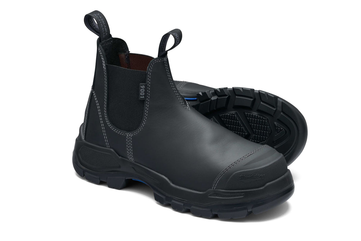Blundstone 9001 Rotoflex Elastic Sided Safety Boot - Black (Size: 08)