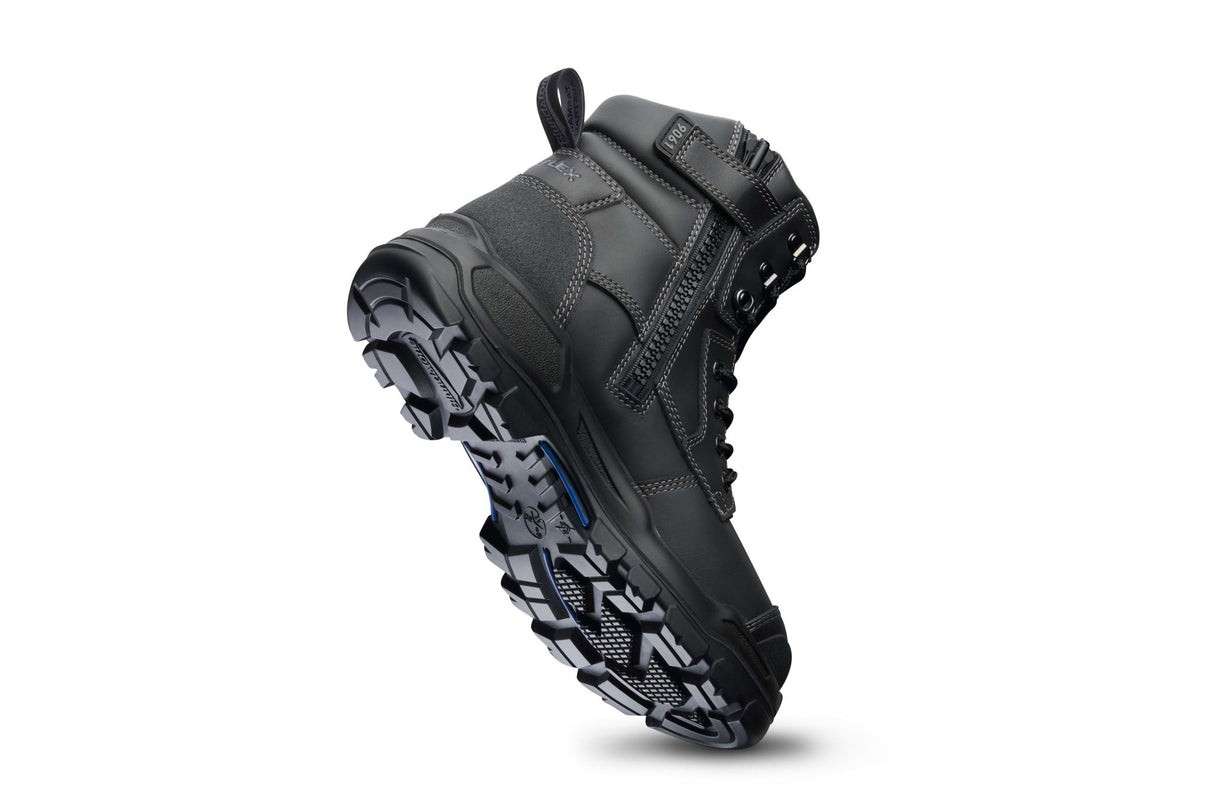 Blundstone 9061 Rotoflex Zip Sided Safety Boots - Black (Size: 08)