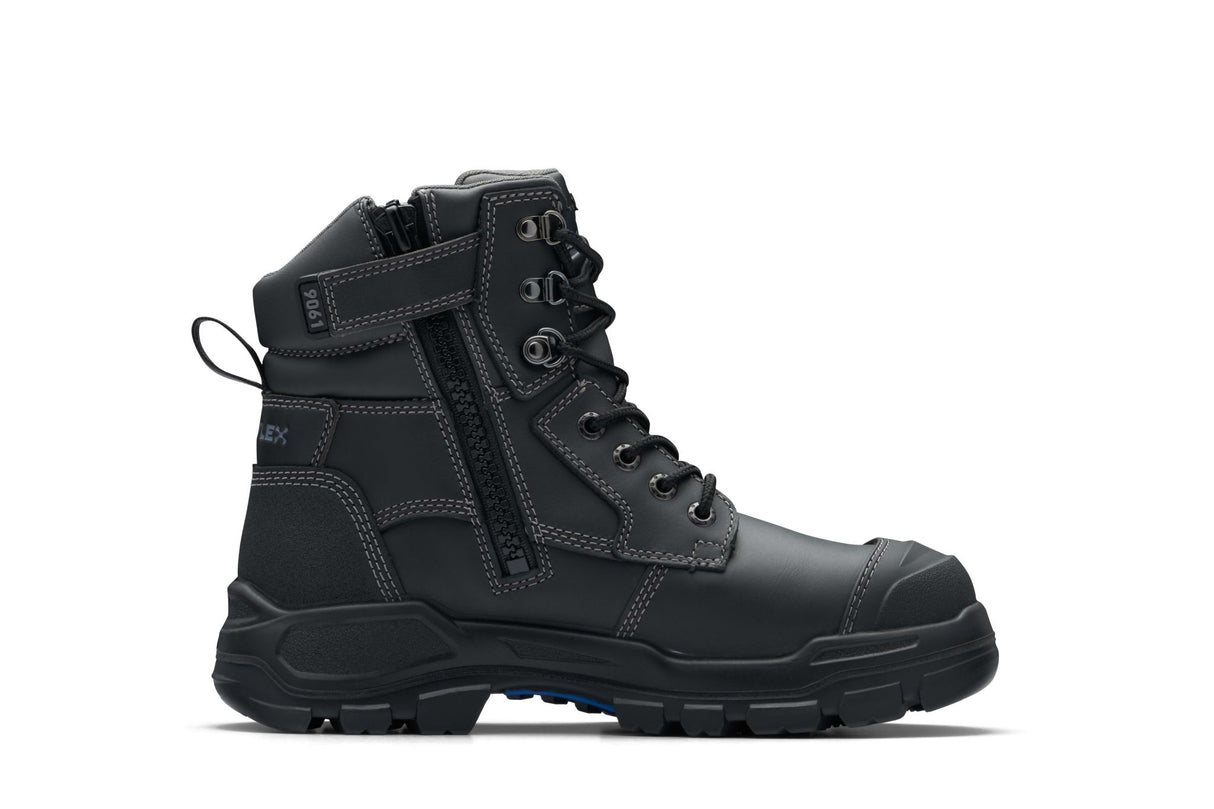 Blundstone 9061 Rotoflex Zip Sided Safety Boots - Black (Size: 16)