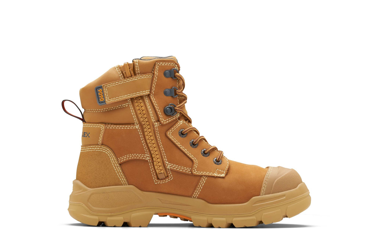 Blundstone 9090 Rotoflex Zip Sided Safety Boots - Wheat - 10
