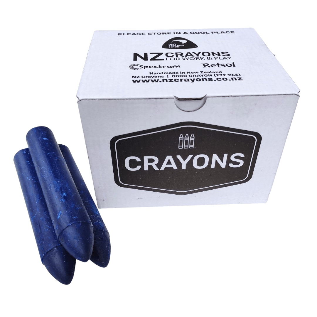 Spectrum Giant Soft Marking Crayon Blue 20 (Box)