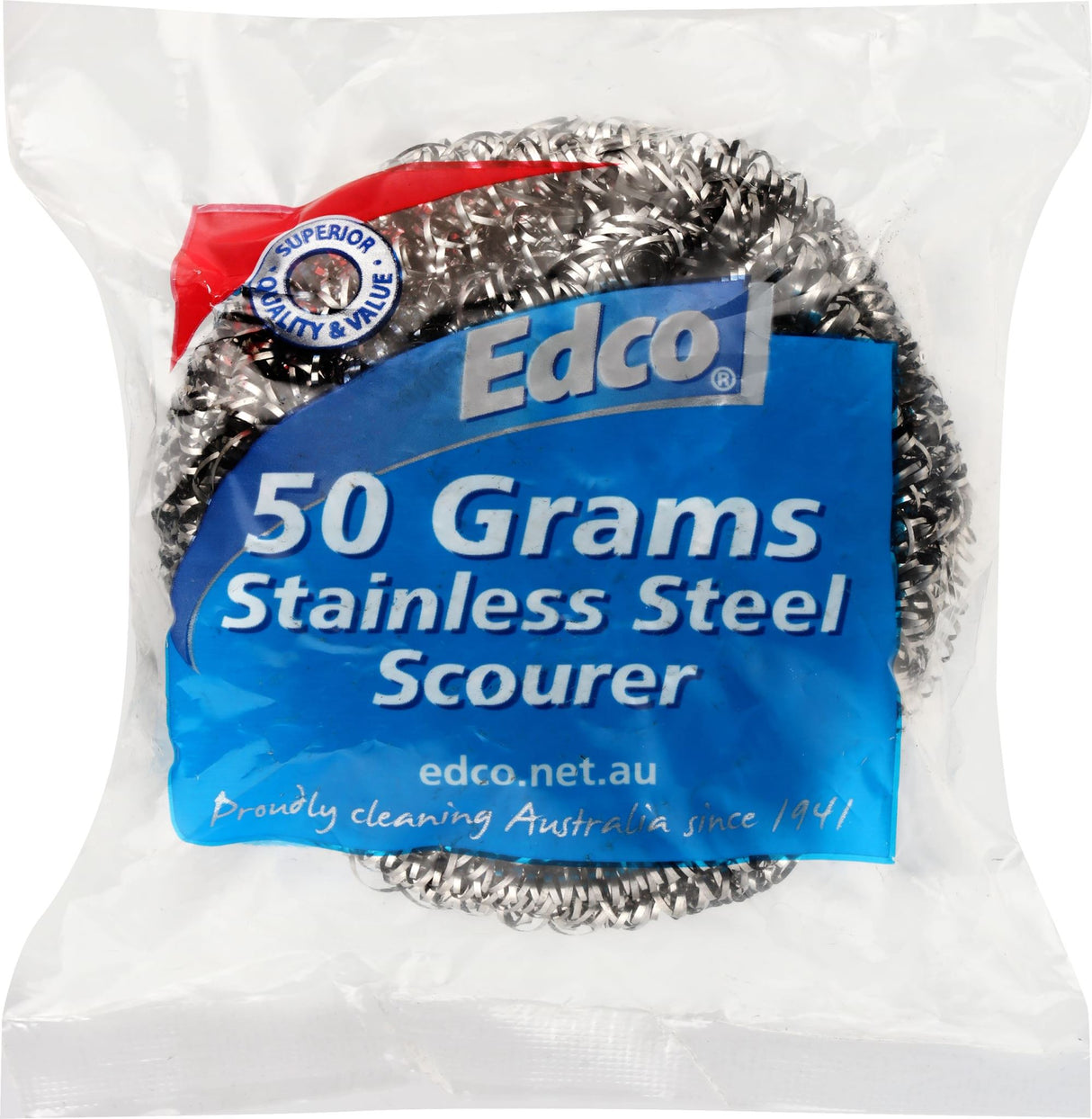 Edco Stainless Steel Scourer 50 Grams (Each)