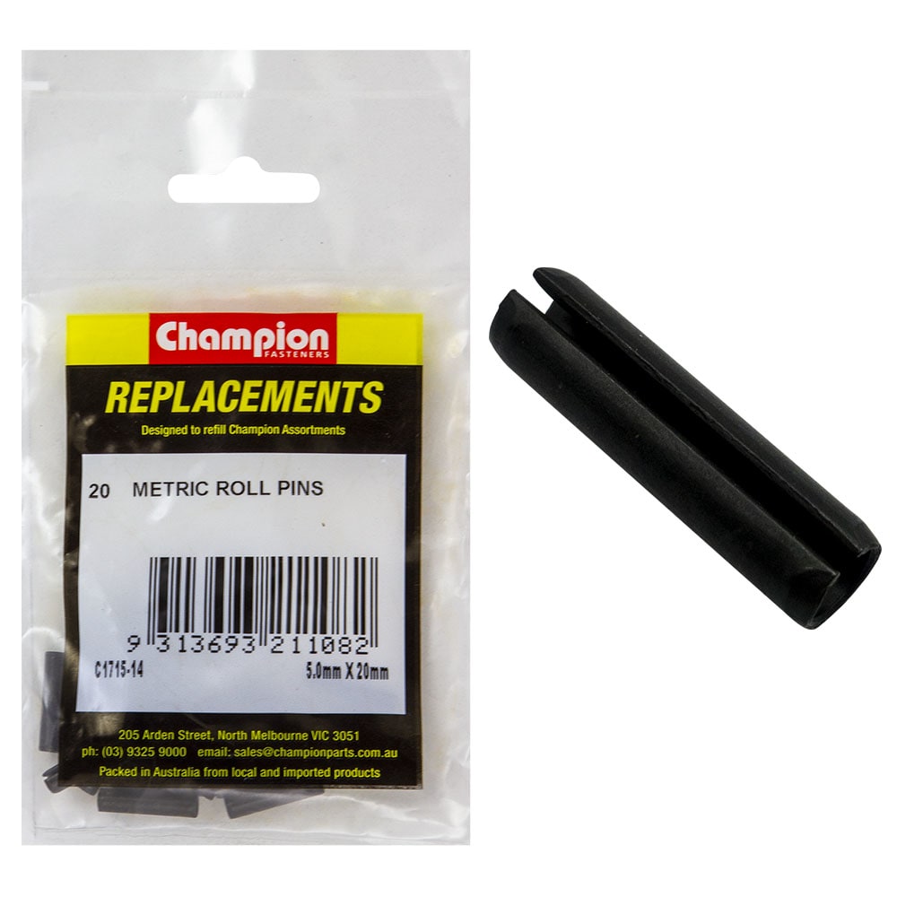 Champion Roll Pin 5mm x 20mm Pack of 20