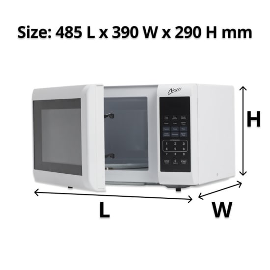 Nero Microwave White-23L (Each)