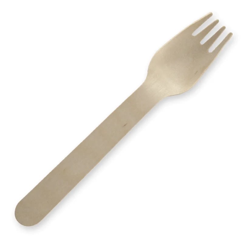 BioPak Wooden Fork 16cm 2000 (Case)