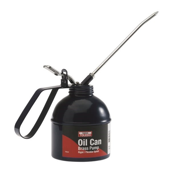Toledo Lever Type Oil Can Rigid & Flexible Spout 700ml