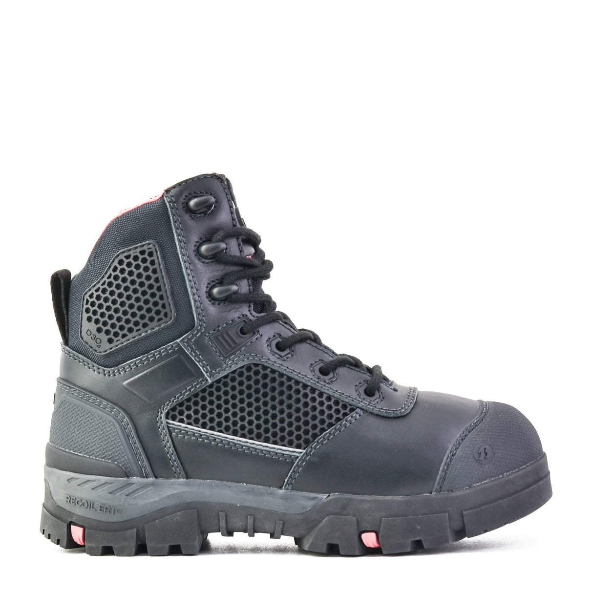 Bata Avenger Black Women's Lace up Safety Boot - Black (Size: 09)