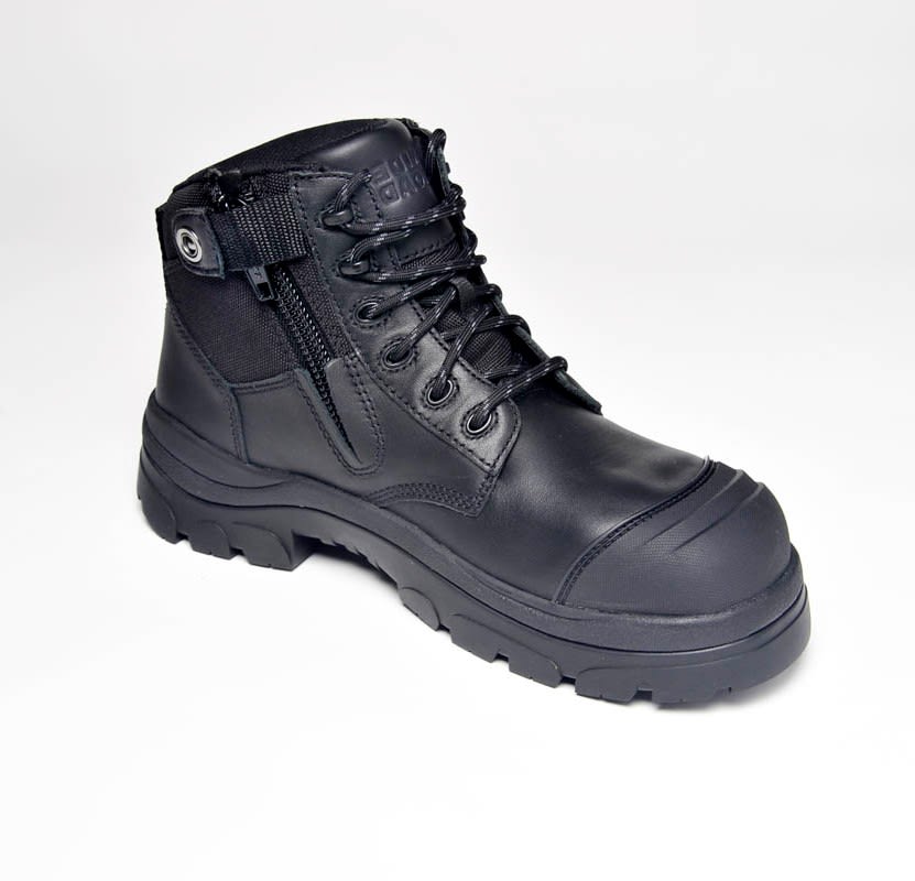 Paraflex, 690BZC Extra Wide Zip Sided Safety Boot - Black (Size: 09)