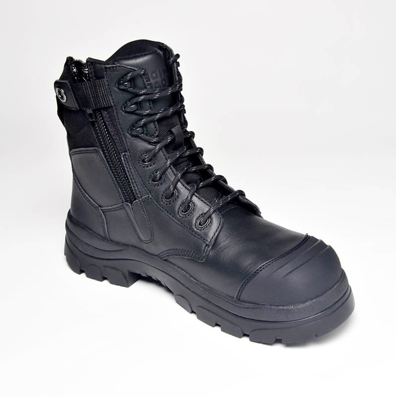 Paraflex, 890BZC Extra Wide Zip Sided Safety Boot - Black (Size: 11)