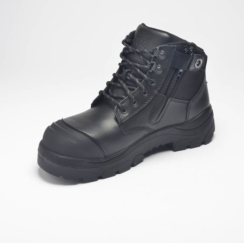 Paraflex, 690BZN Extra Wide Zip Non Safety Boot - Black - 11
