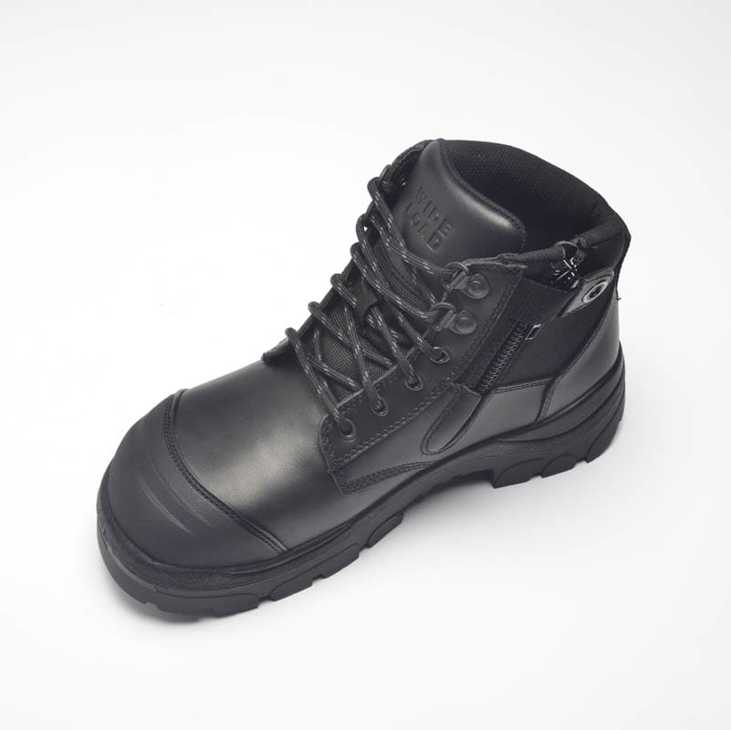 Paraflex, 690BZN Extra Wide Zip Non Safety Boot - Black - 11