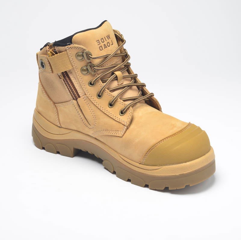 Paraflex, 690WZ Extra Wide Zip Sided Safety Boot - Wheat (Size: 14)