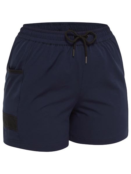 Bisley, Women's Flx & Move 4-Way Stretch Short - Navy (Size: 10)
