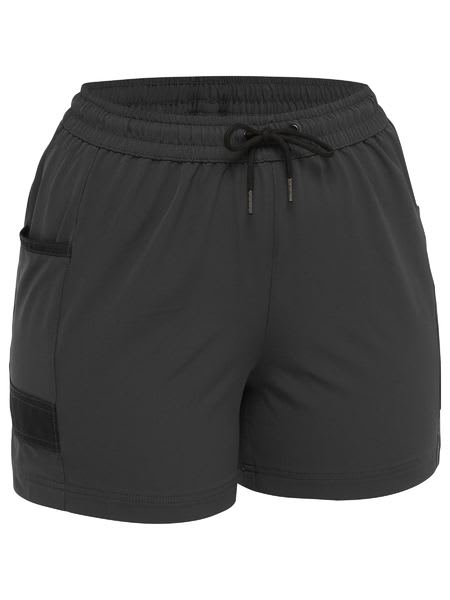 Bisley, Women's Flx & Move 4-Way Stretch Short - Charcoal (Size: 18)