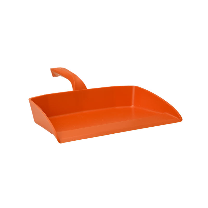 Vikan Heavy Duty Dustpan 100mmx295mmx330mm - HxWxL - Orange