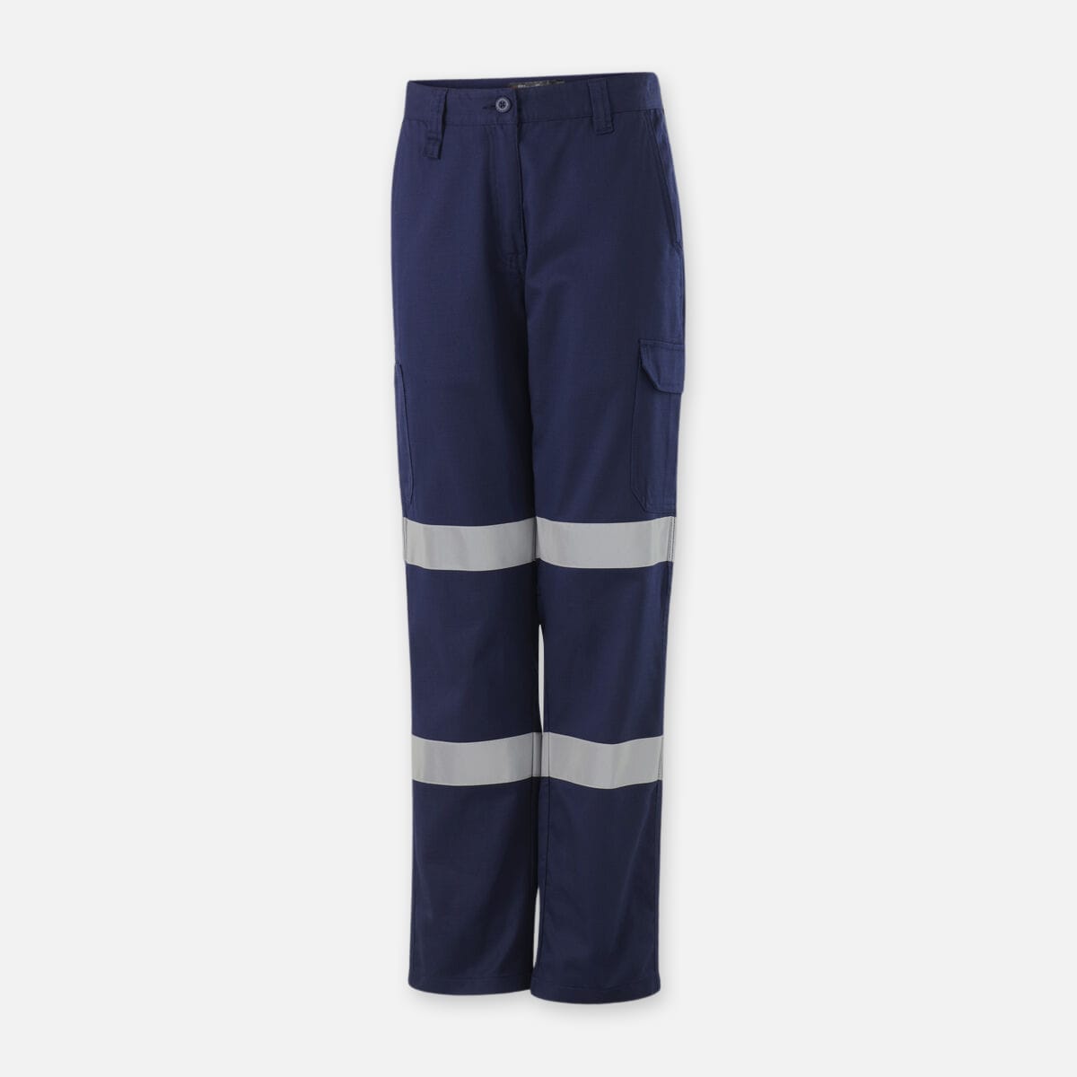 KingGee, Women's Workcool Taped Cargo Pant, K43022 Curved Fit - Navy (Size: 10)