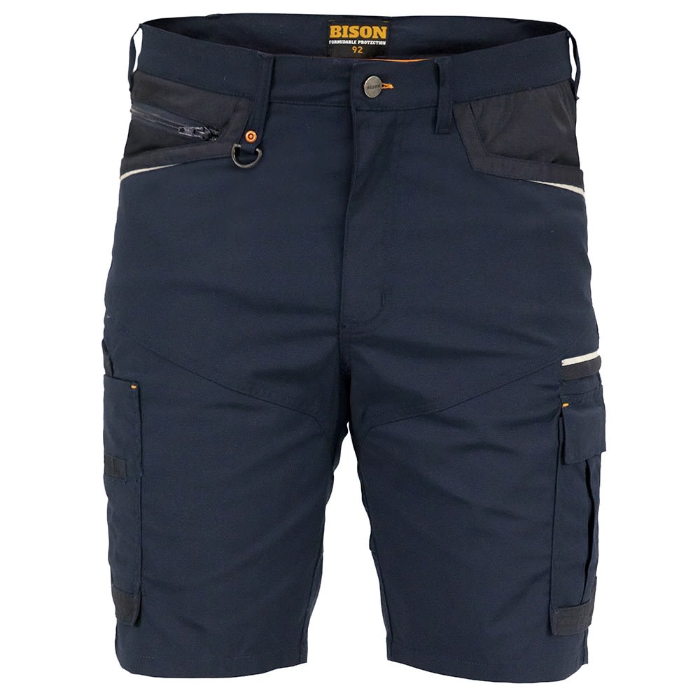 Bison, Lightweight Stretch Polycotton Short, 19001 - Navy (Size: 102)