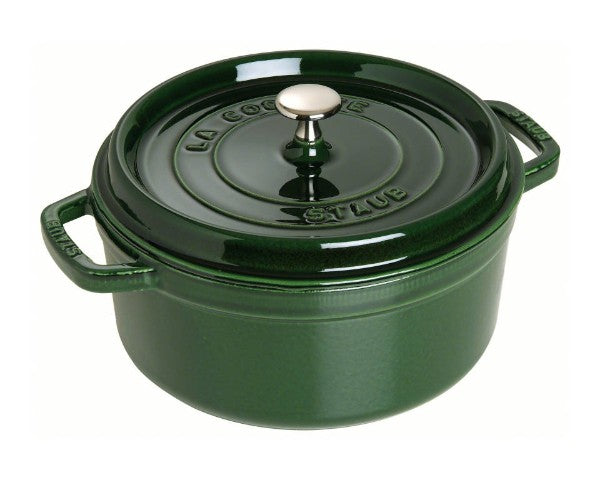 Round-Cocotte-24cm-Basil-Green-Staub