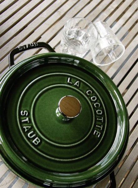 Round-Cocotte-24cm-Basil-Green-Staub