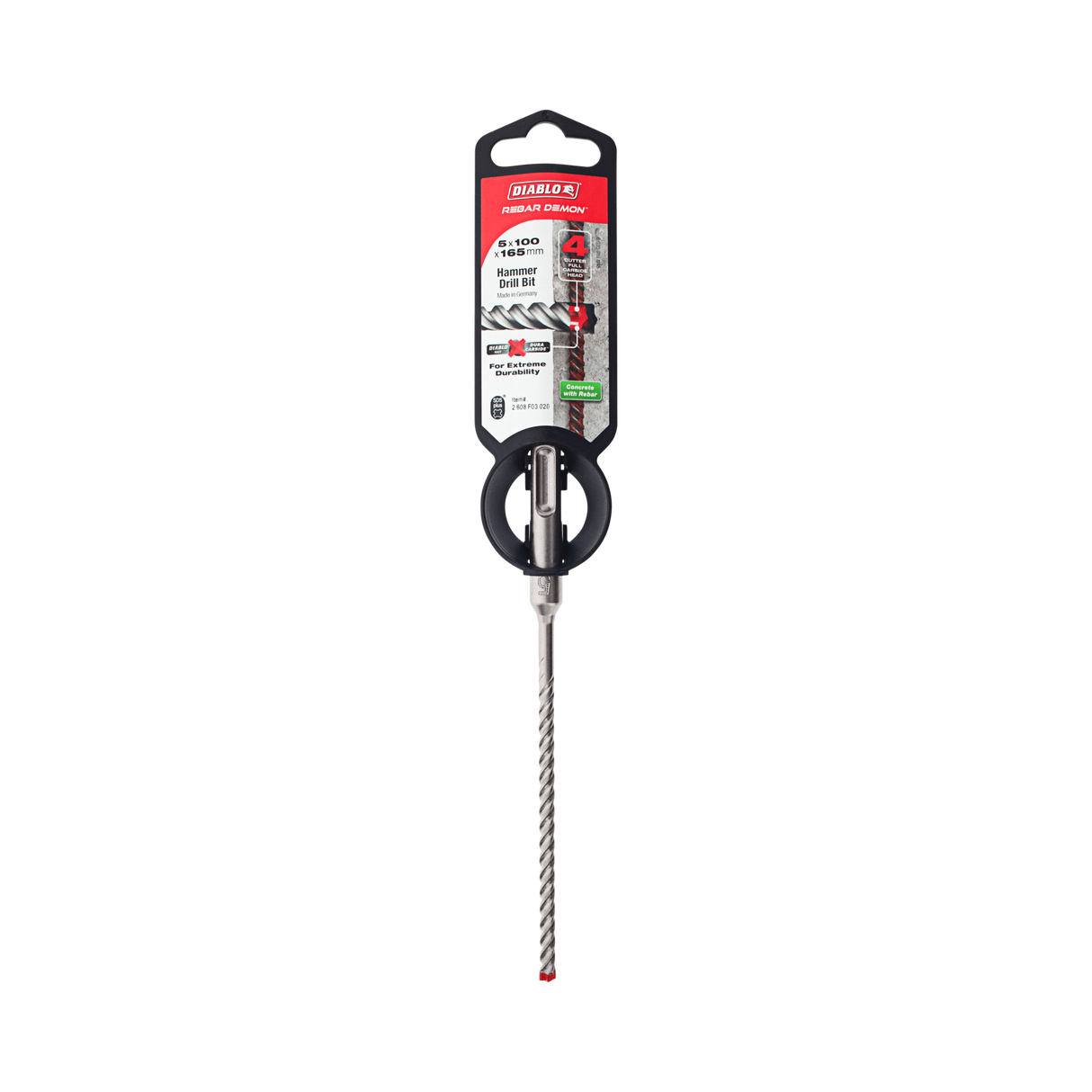 Diablo Rebar Demon SDS-Plus 4-Cut 5 x 165mm