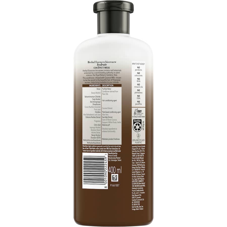 Herbal Essences Bio:renew Hydrating Conditioner Coconut Milk 400mL