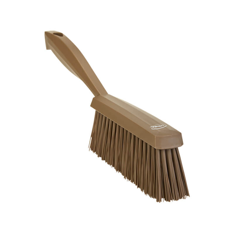 Vikan Hand Bannister Brush, Medium Bristle 330mm - Brown (104)