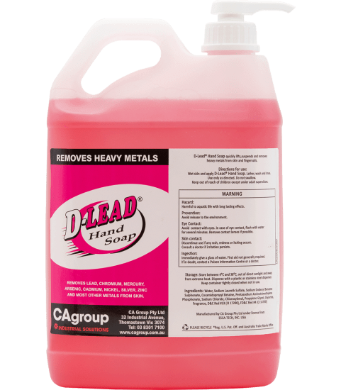 D-Lead Metal Removal Hand Soap 5L-Each