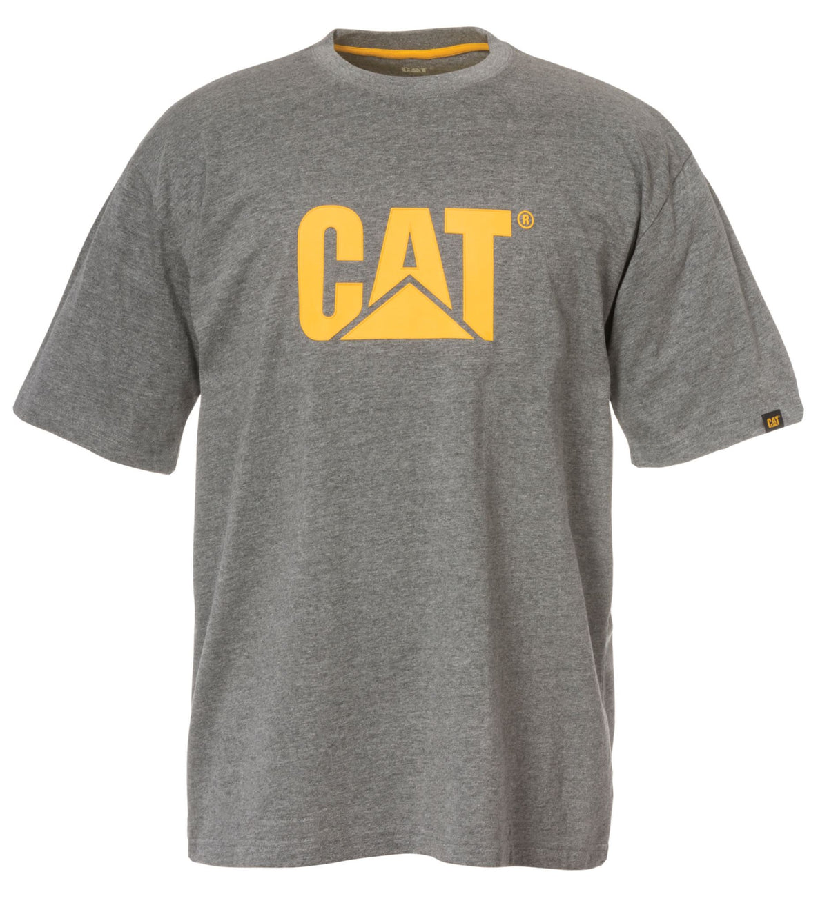 CAT, Trademark Logo Tee - Dark Heather (Size: 3XL)