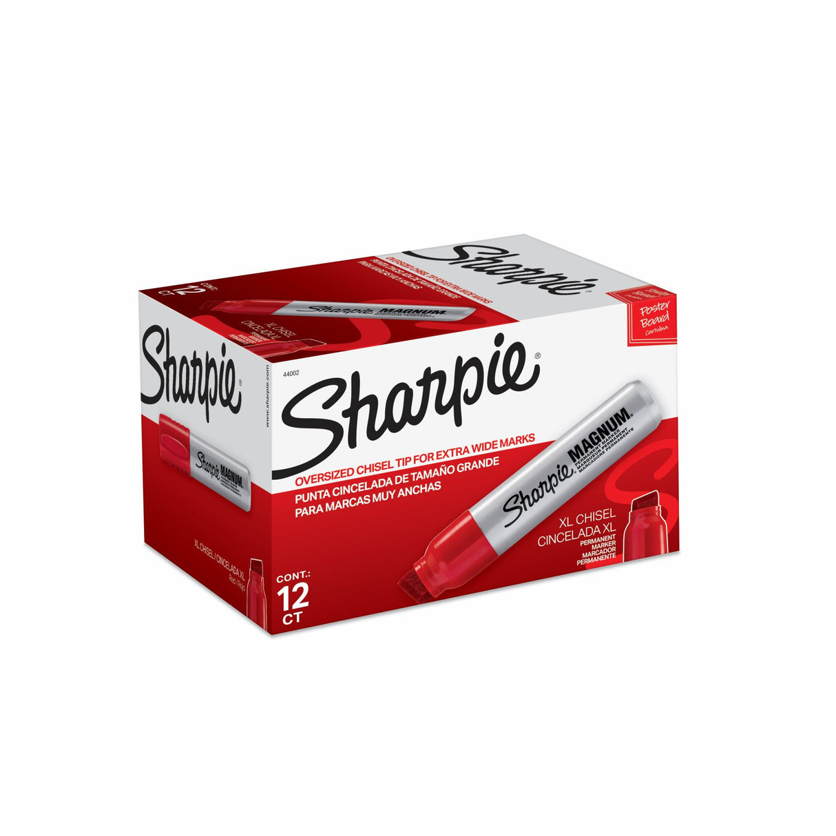 Sharpie Magnum Permanent Marker Red Box of 12 (Box)