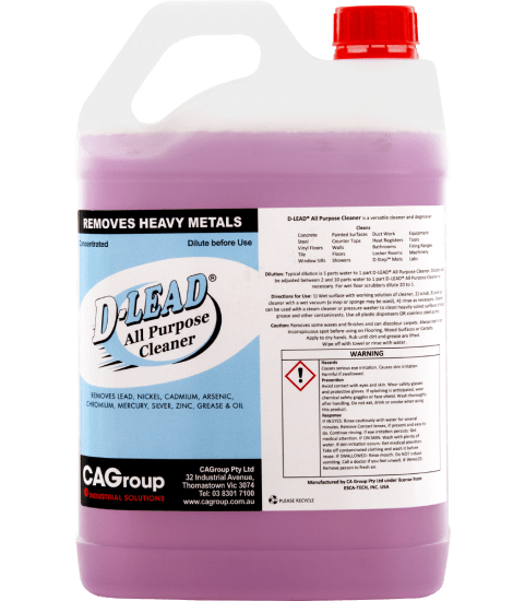 D-Lead Metal Remover All Purpose Cleaner 5L-Each